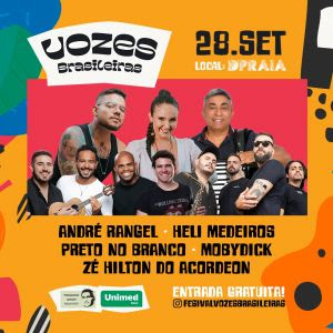 Festival Vozes Brasileiras promete uma noite inesquecível amanhã (28) em Ponta Negra