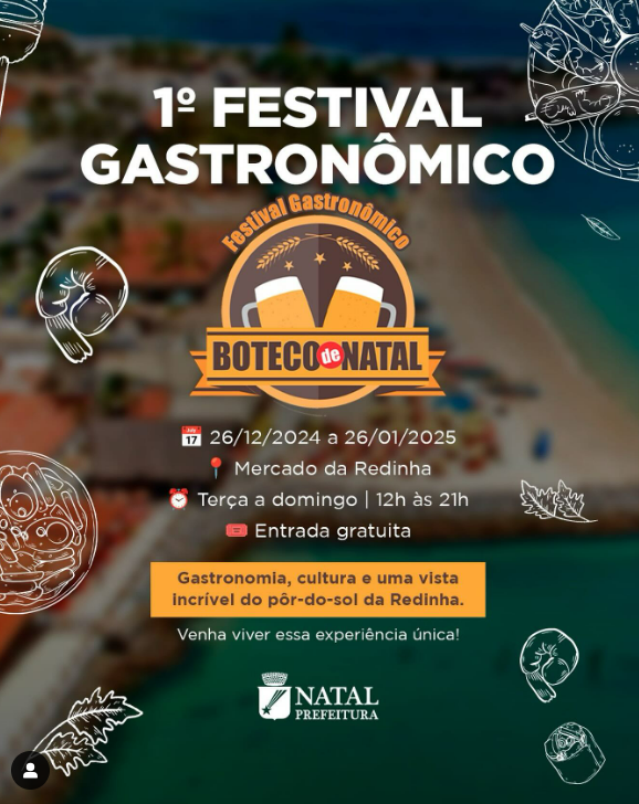 1º Festival Gastronômico “Boteco de Natal” começa hoje (26) no bairro da Redinha