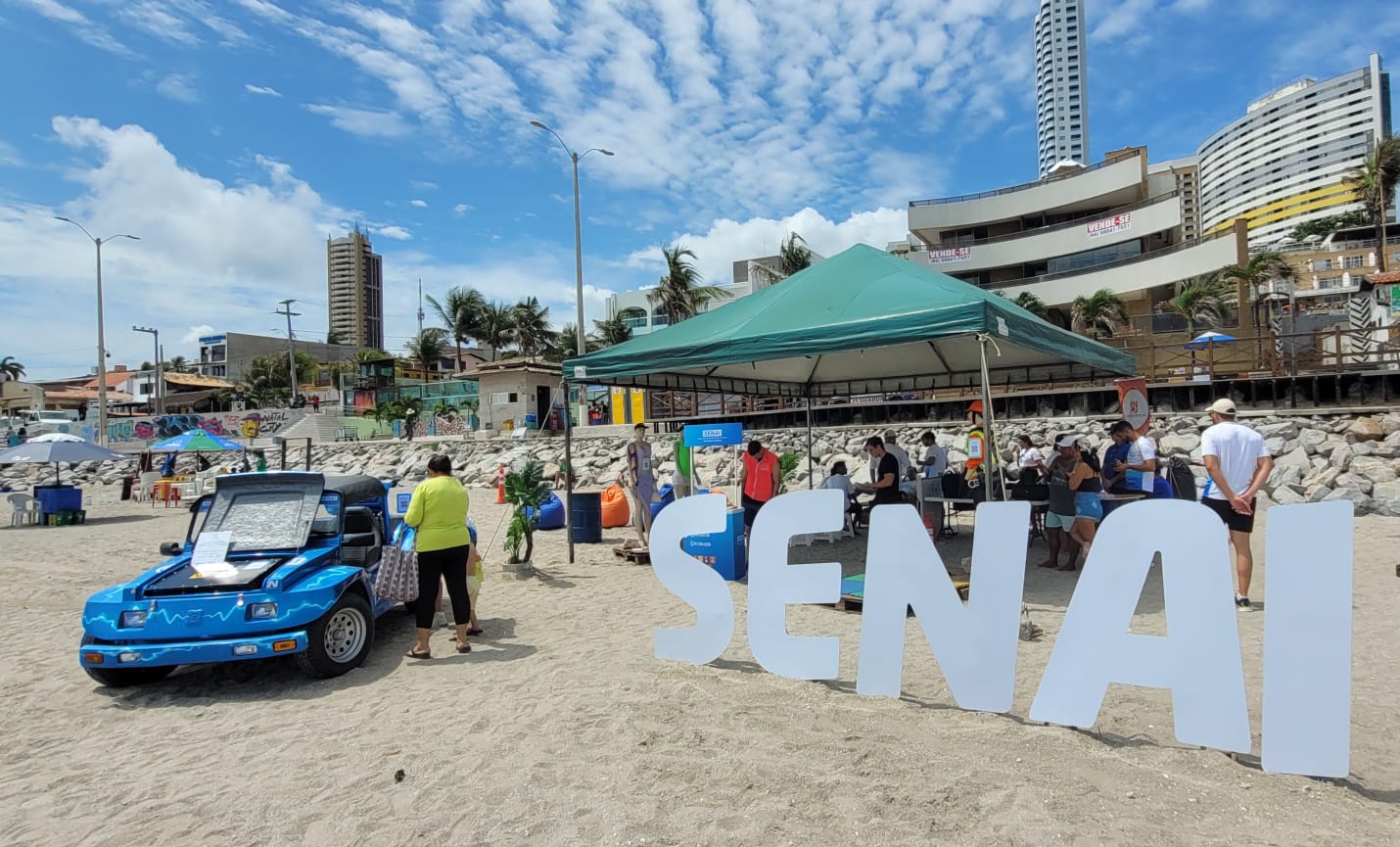 Operação Verão do SENAI na Redinha terá buggy elétrico e aulas de culinária à base de peixes