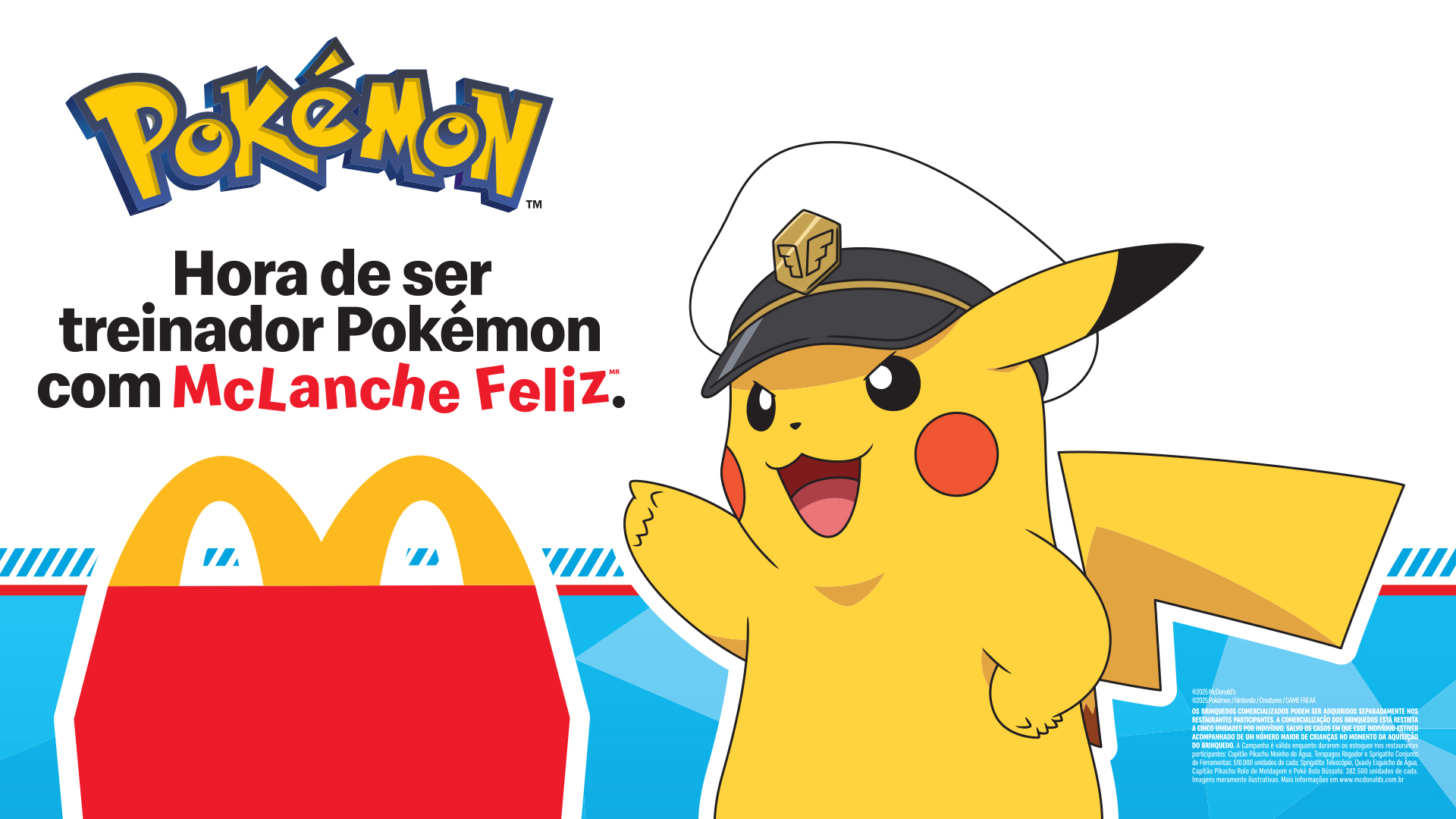 Pokémon é a primeira campanha do McLanche Feliz em 2025