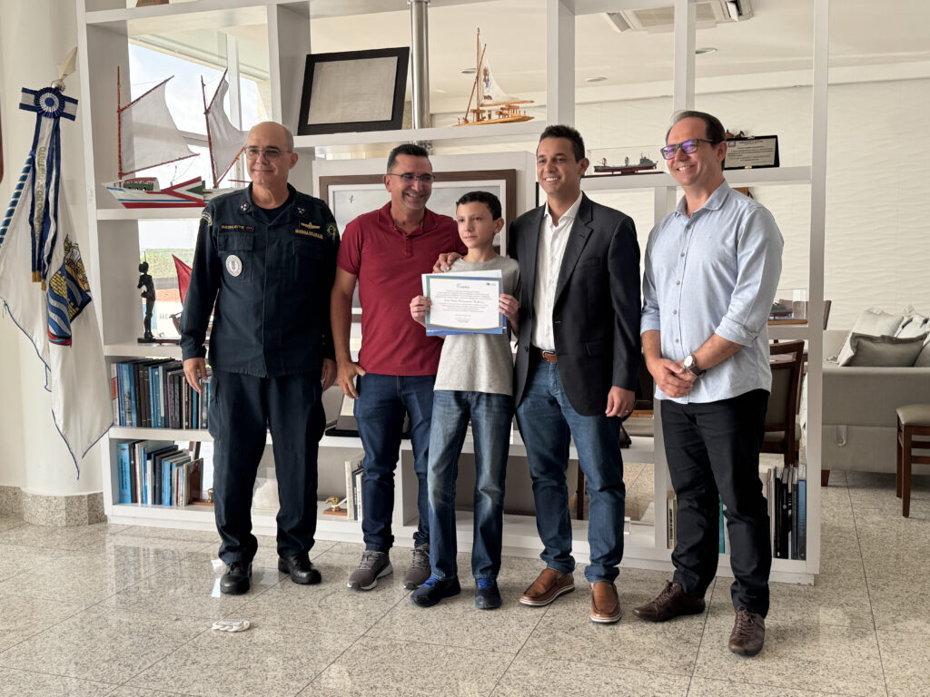 Estudante do Sesc RN conquista 6º lugar em concurso nacional de redação da Marinha