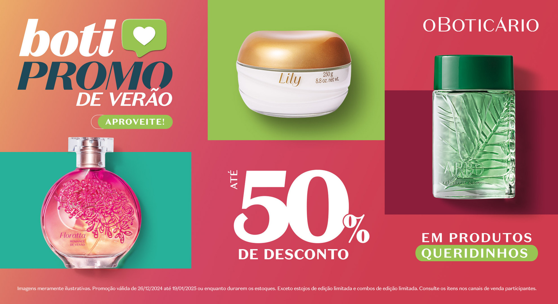 Com mais de 300 itens até 50% off, Boti Promo Verão 2025 segue até 9 de fevereiro