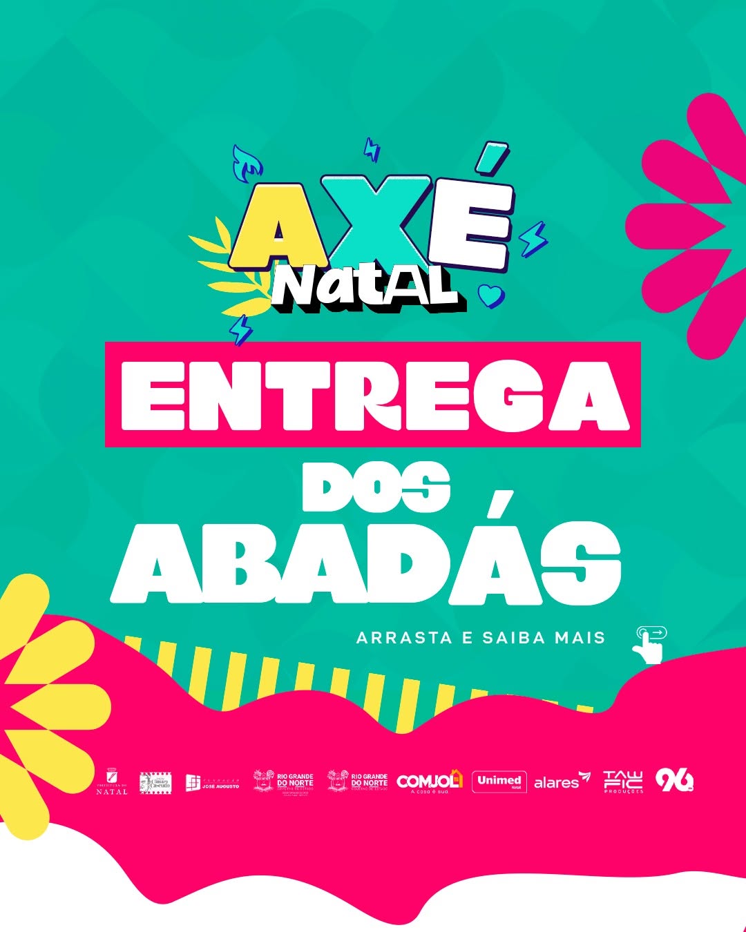 Entrega de abadás do Axé Natal 2025 começa nesta quinta-feira (13); Confira os horários