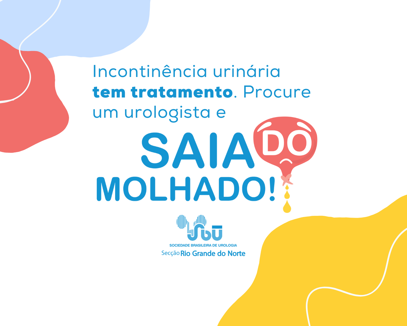 Saia do Molhado: campanha da SBU-RN alerta sobre incontinência urinária