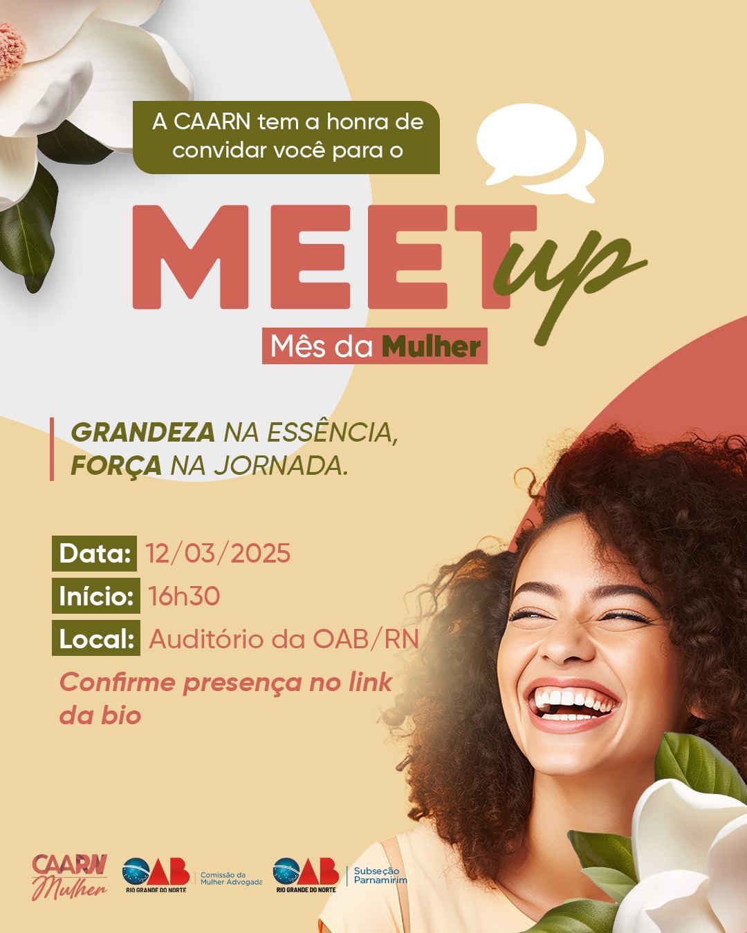 Mês da Mulher: evento da CAARN promove protagonismo feminino amanhã (12)