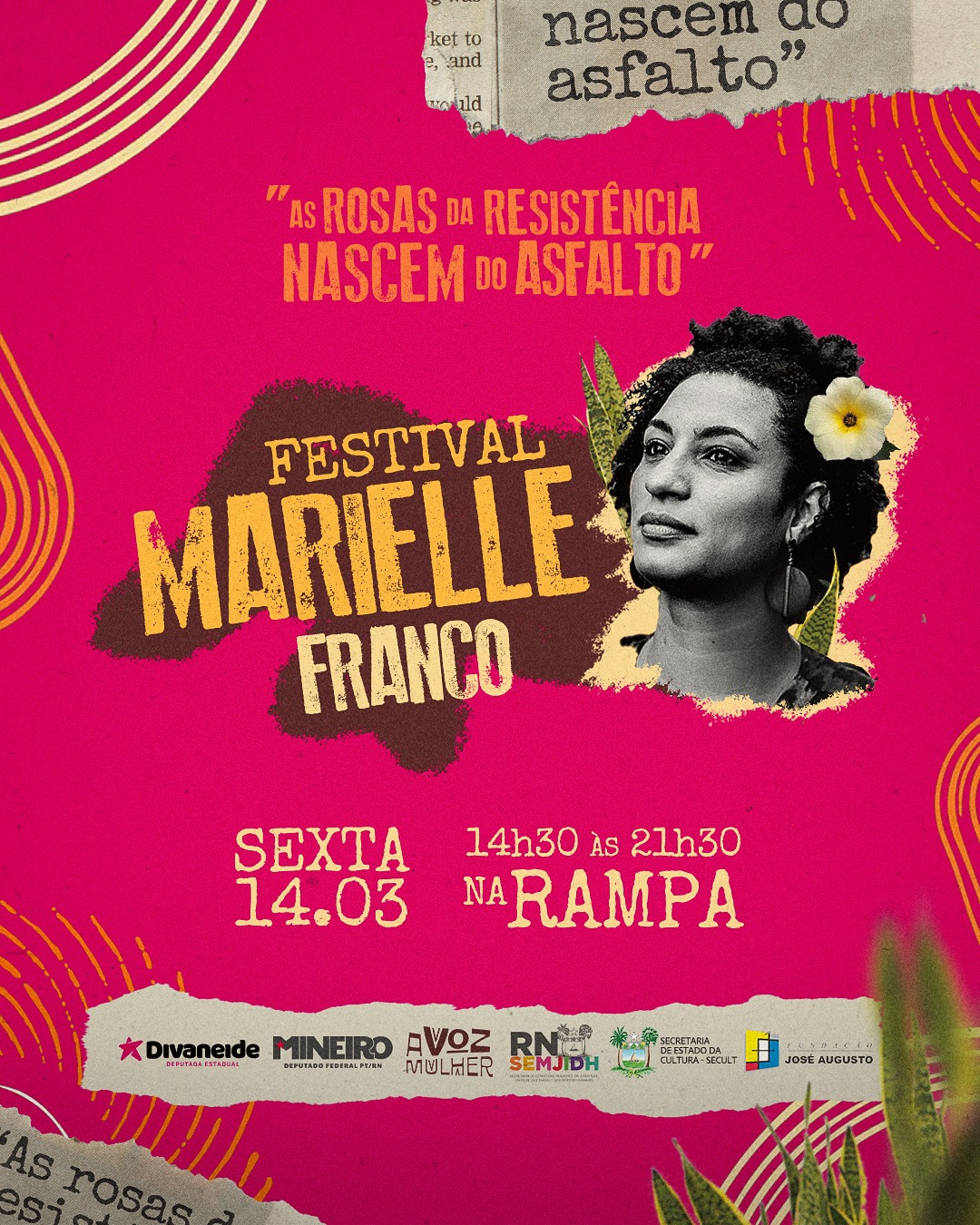 Festival Marielle Franco tem shows culturais e debates no Complexo da Rampa