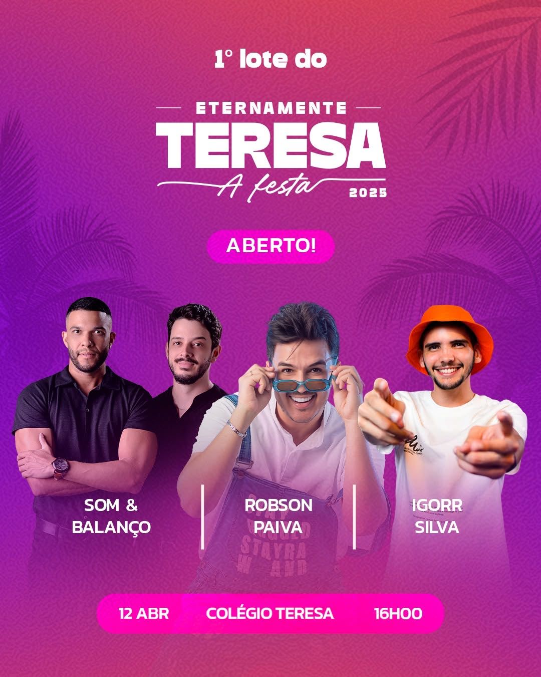 Colégio Teresa abre vendas para a festa de 30 anos com lote promocional