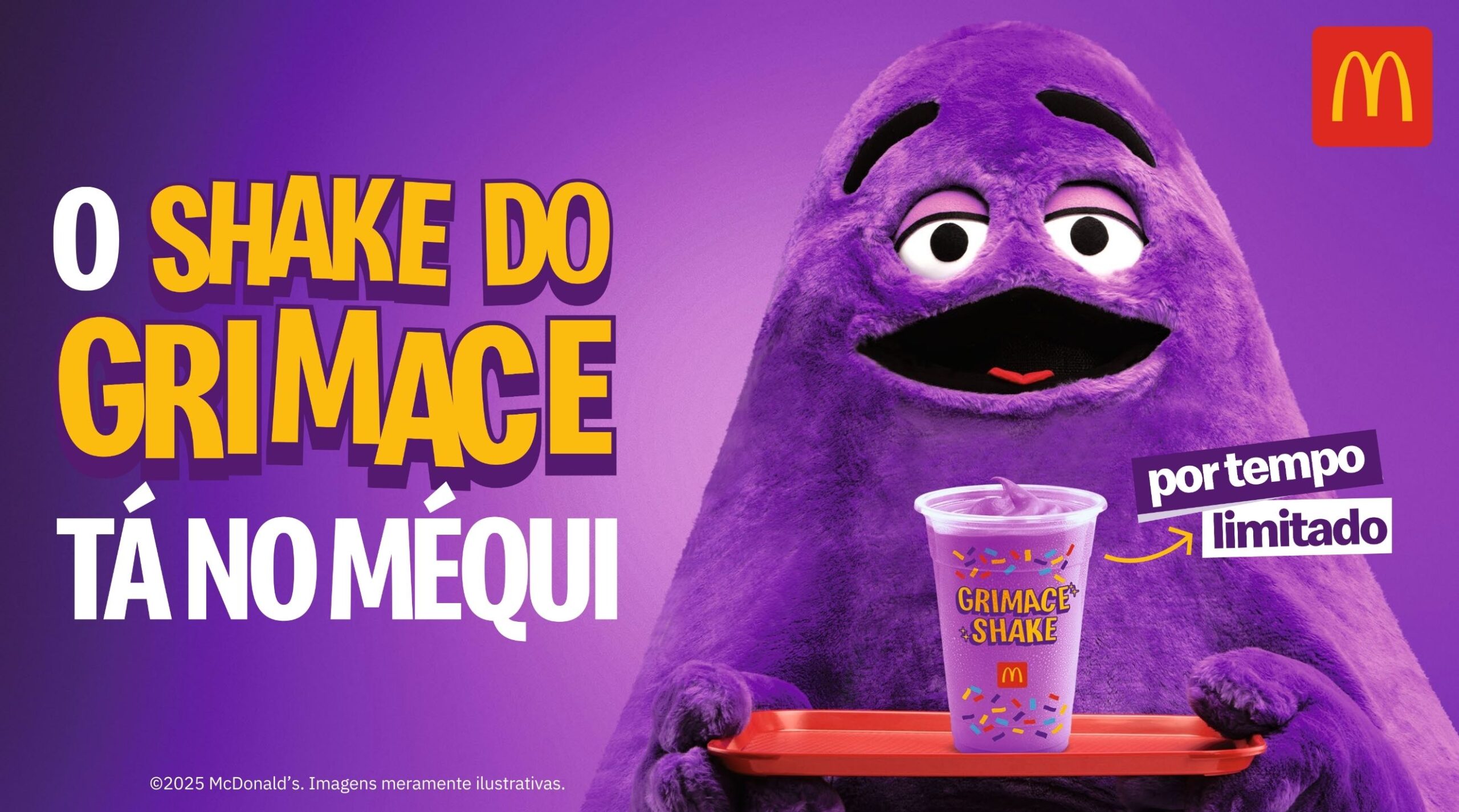 McDonald’s traz Grimace de volta e novo McShake de frutas roxas