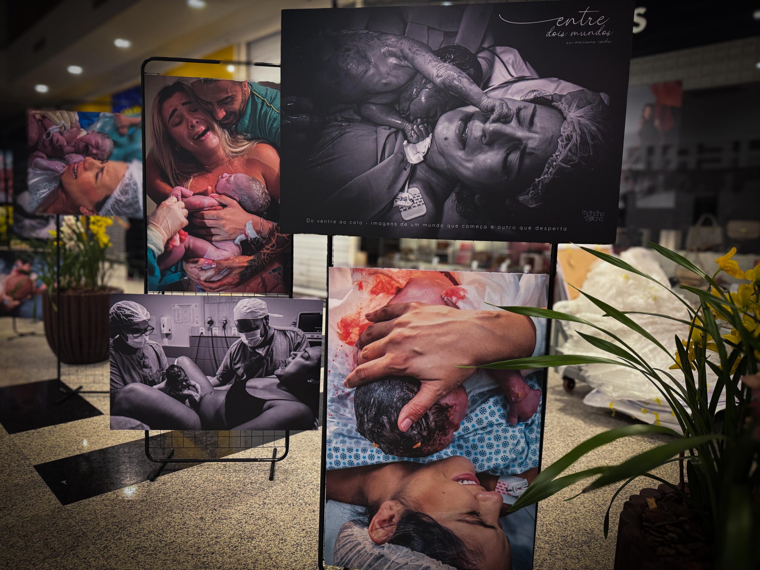 Exposição “Entre Dois Mundos” traz a emoção do 1° encontro entre mãe e bebê em Natal
