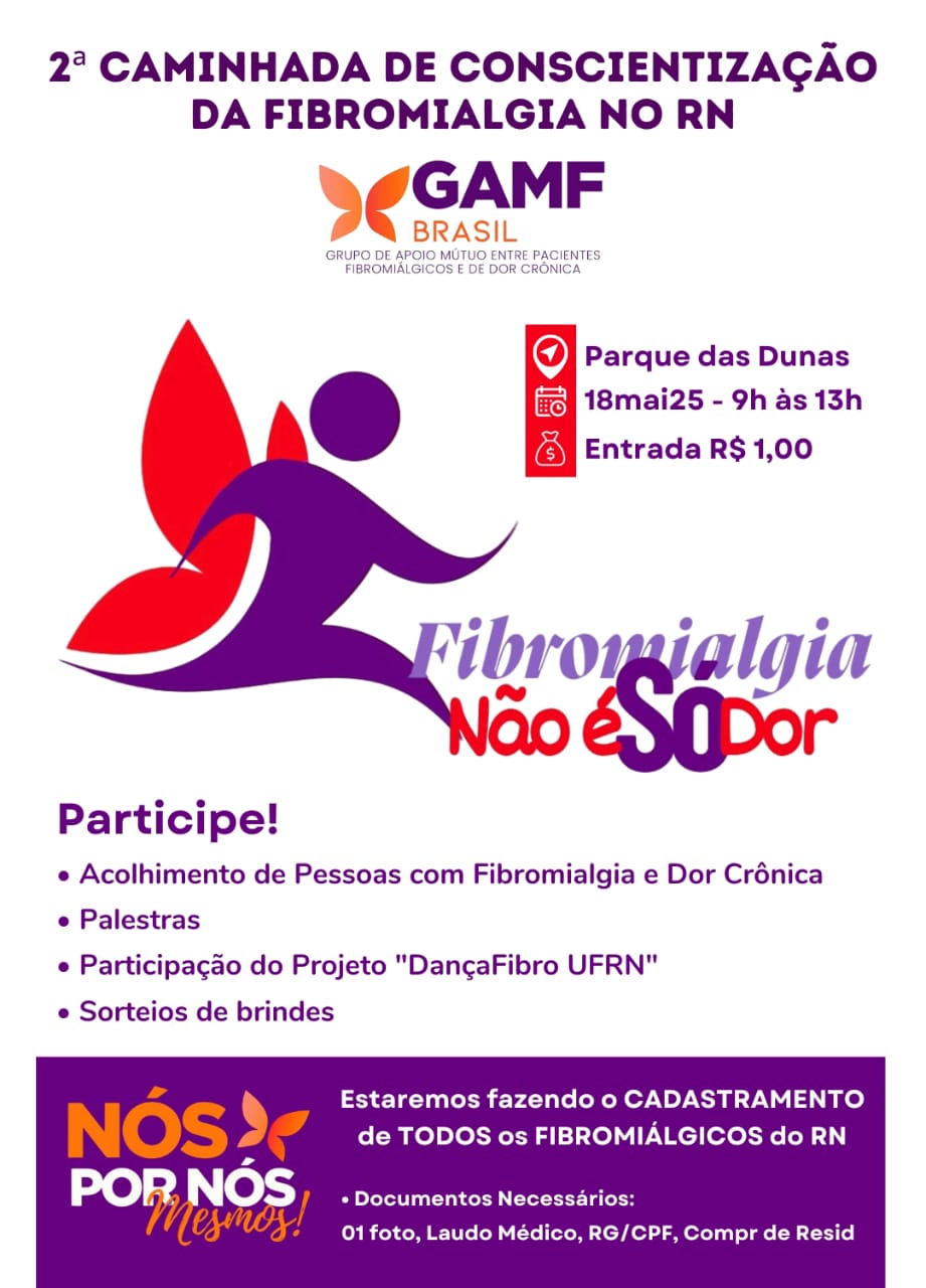 Grupo realiza 2ª Caminhada de Conscientização da Fibromialgia neste domingo (18)
