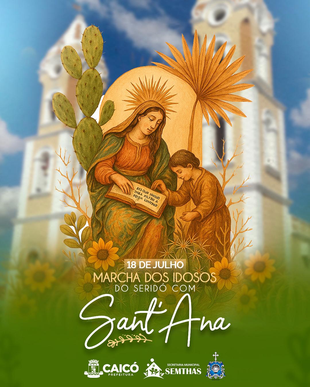 Marcha dos Idosos do Seridó com Sant’Ana deve reunir mais de 20 grupos da terceira idade