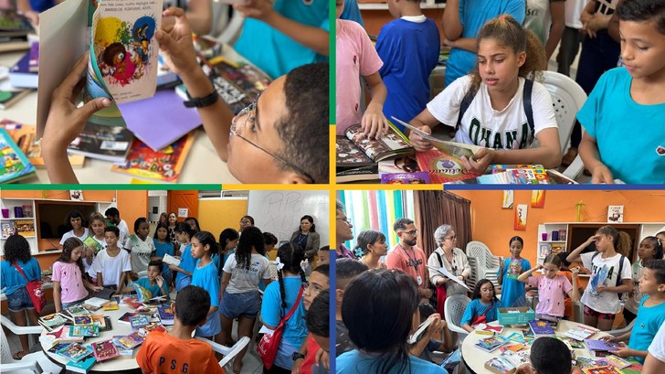 Clube de Leitura do TRE-RN faz doação de livros à ADIC/RN