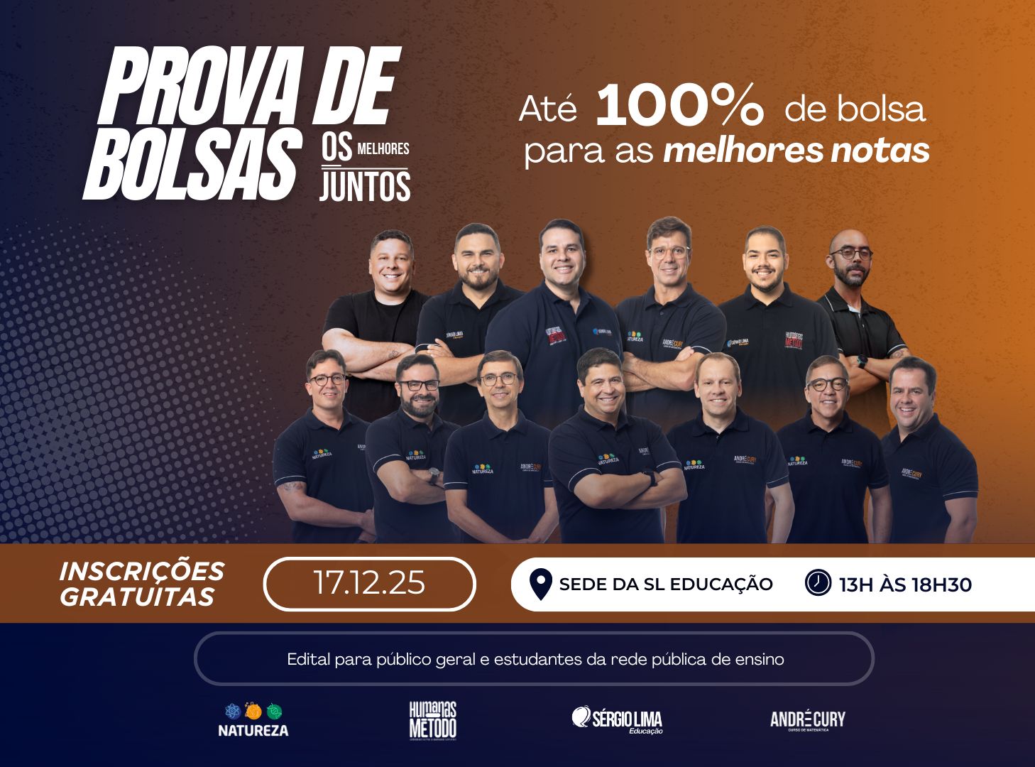 SL Educação realiza concurso de bolsas com 100% de gratuidade para alunos da rede pública