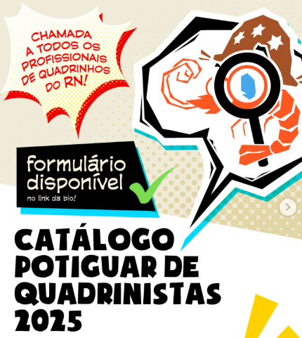 Catálogo Potiguar de Quadrinistas faz levantamento de profissionais no RN
