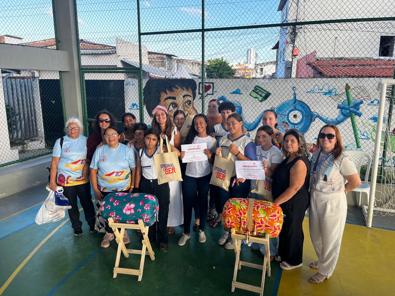 Projeto “Lugares de Charme” promove Renda de Bilro em escola municipal de Natal