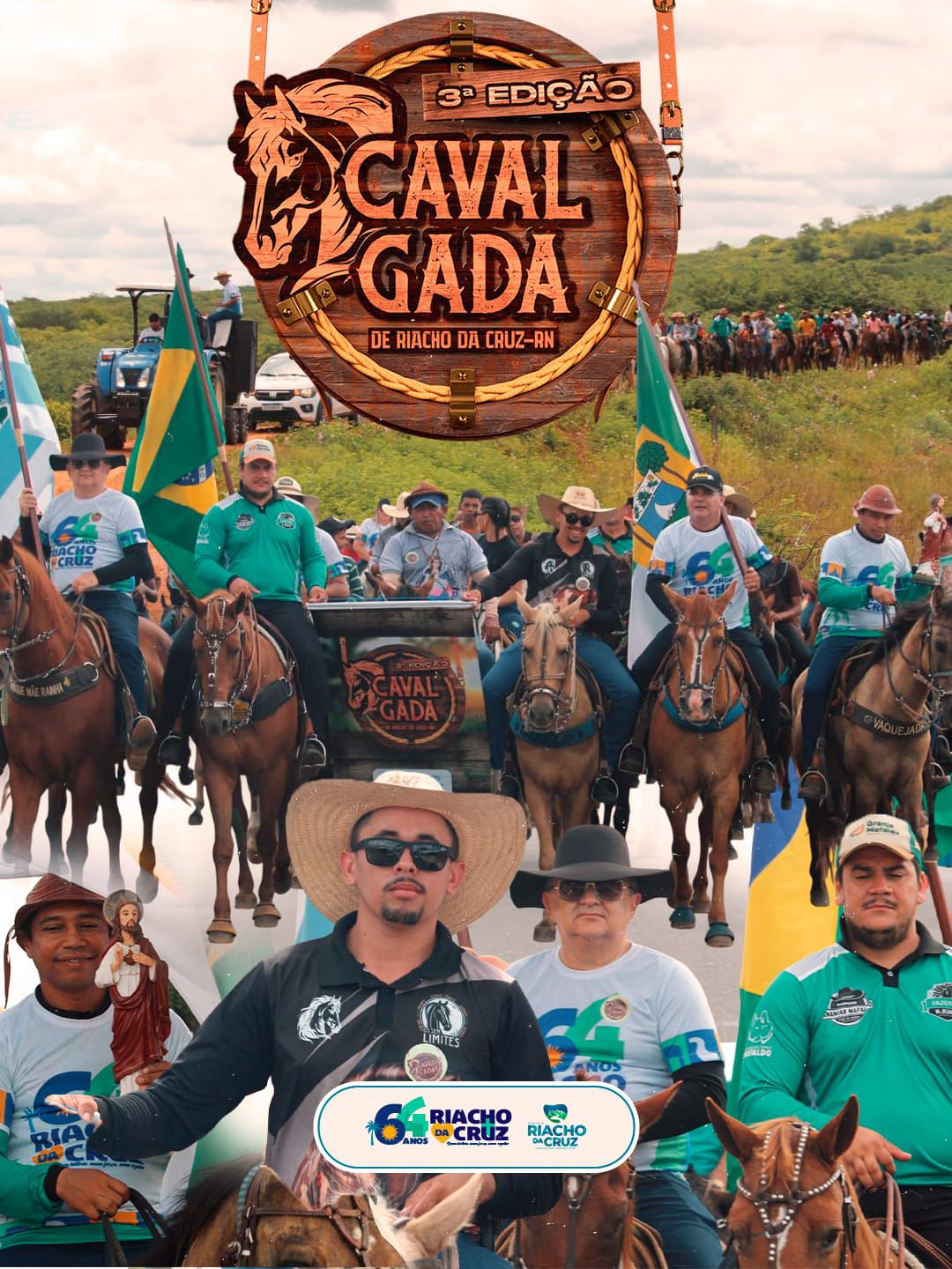3ª edição da Cavalgada de Riacho da Cruz movimentou o interior do RN