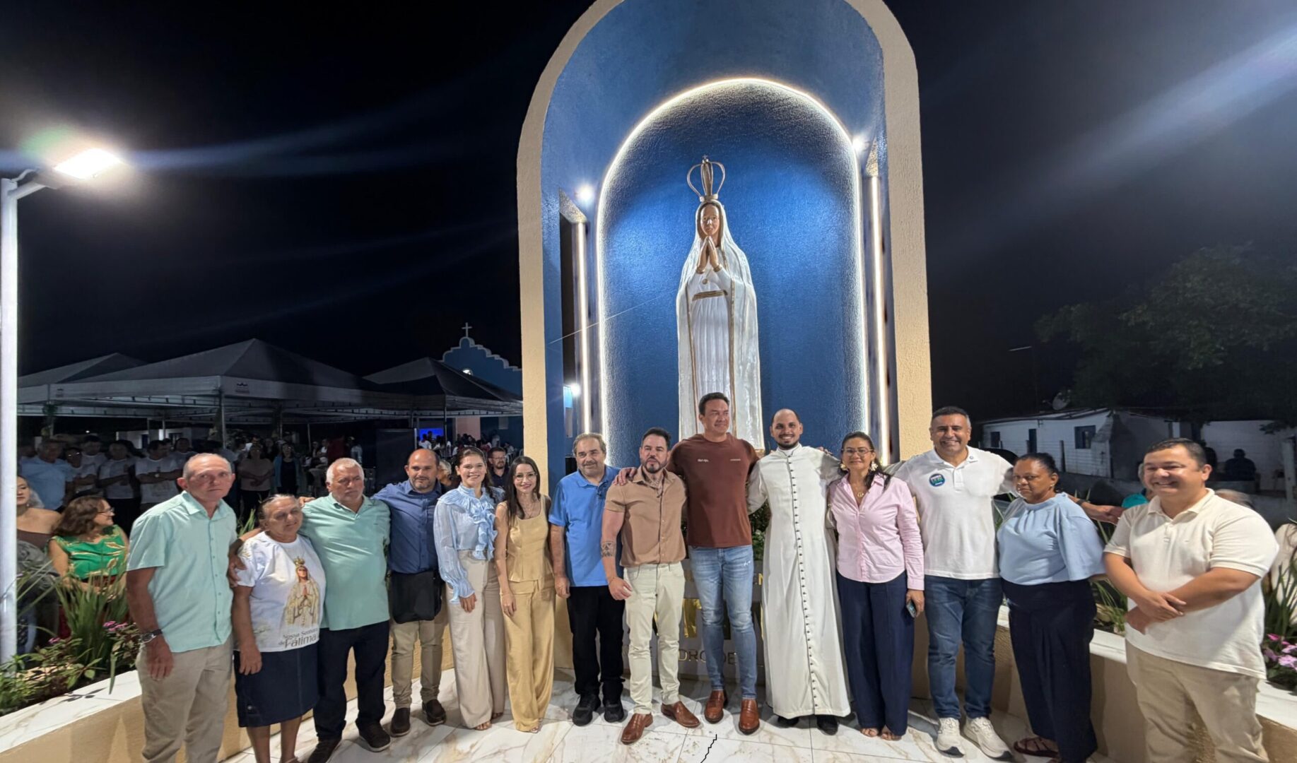 Campo Redondo vive noite histórica com inauguração do Santuário de Nossa Senhora de Fátima na Serra do Doutor