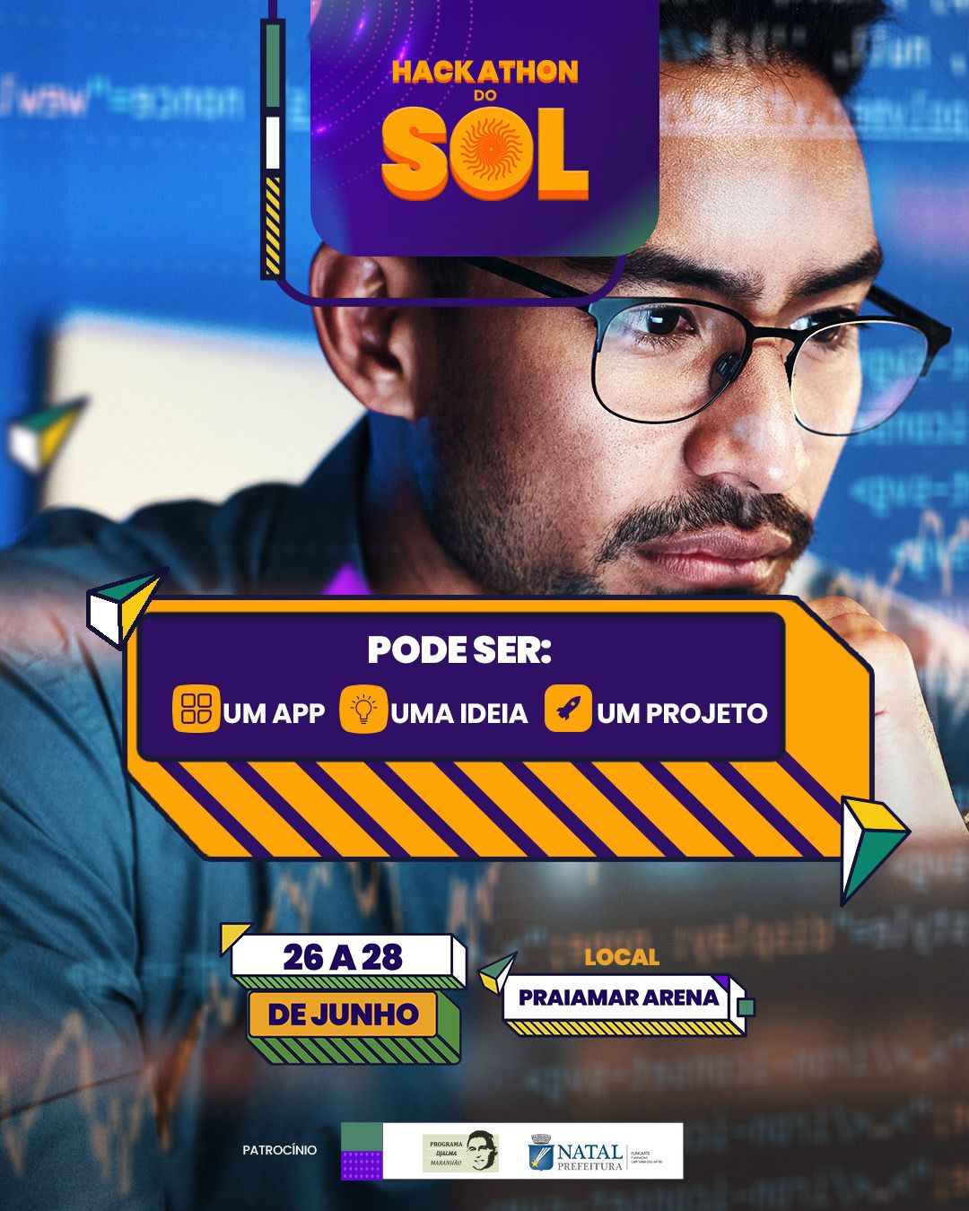 Hackathon do Sol será realizado em junho em Natal e terá R$ 10 mil em prêmios