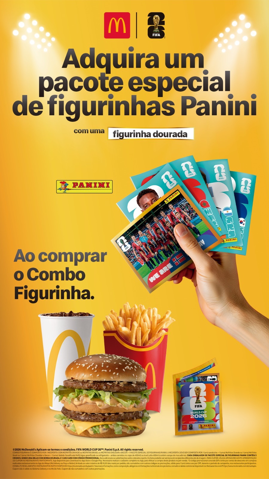 McDonald’s e Panini celebram a tradição da Copa: completar o álbum oficial do mundial