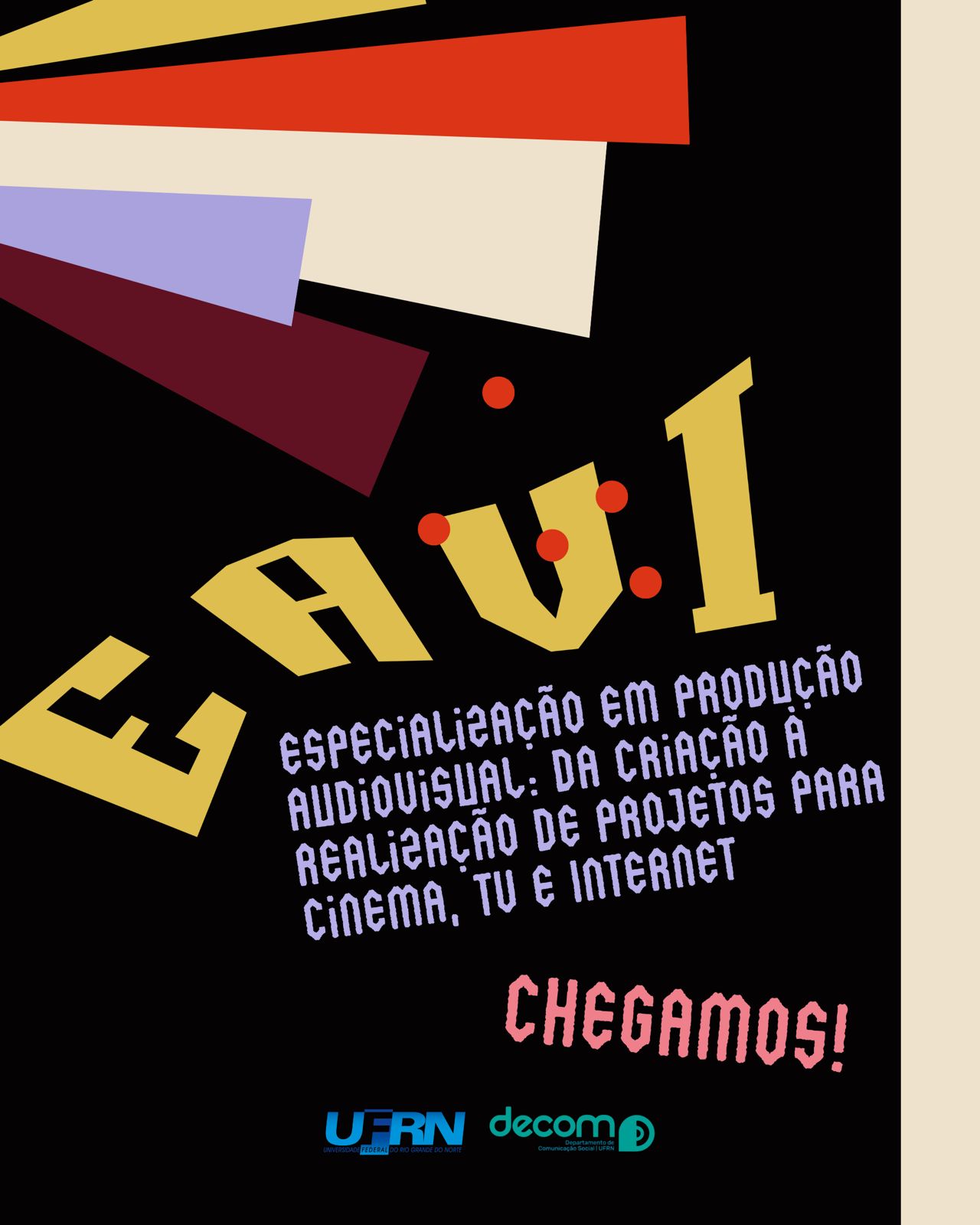 UFRN abre inscrições para especialização na área audiovisual; Saiba como participar