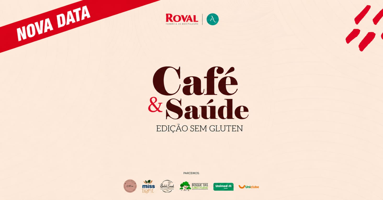 Evento “Café & Saude – edição sem glúten” tem nova data e local