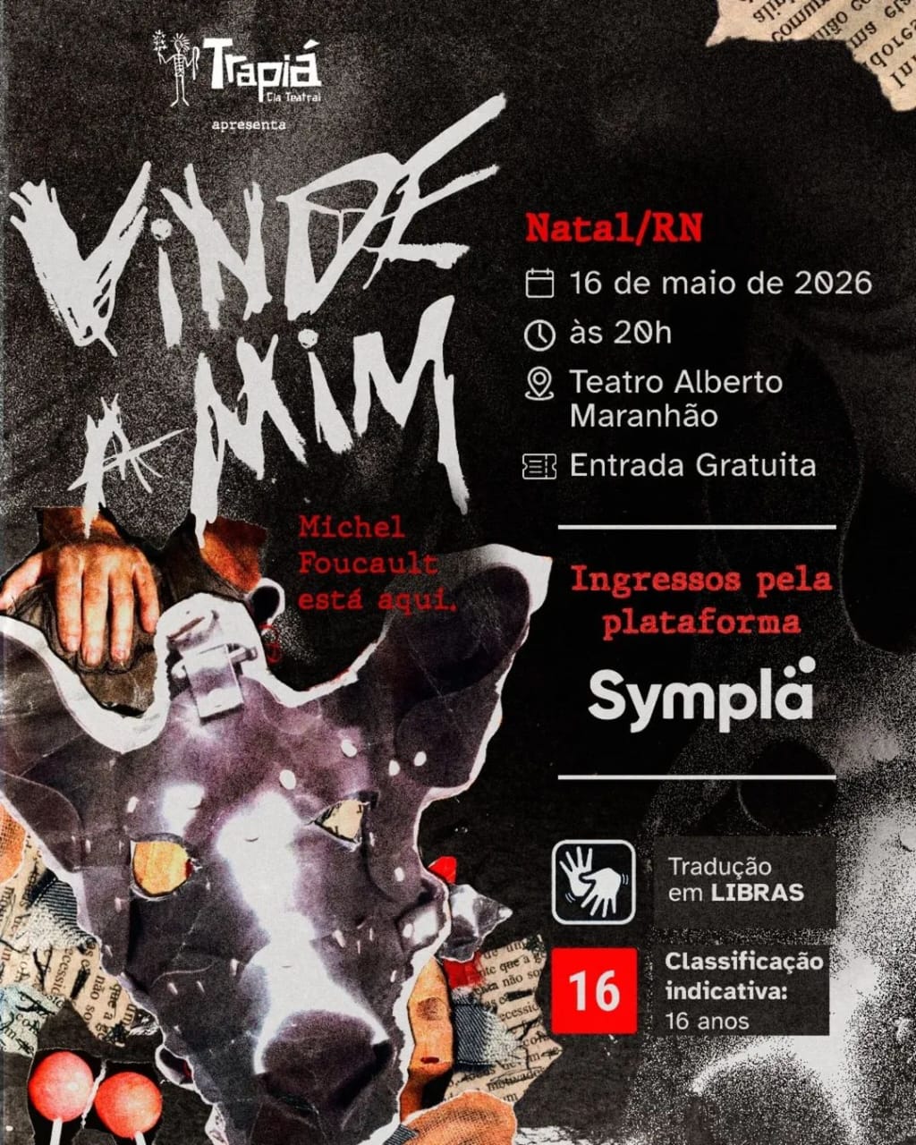 Espetáculo Vinde a Mim chega a Natal neste sábado; A entrada é gratuita