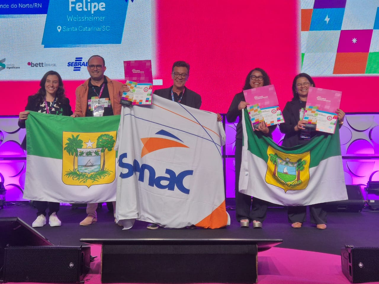 Senac RN conquista 2º lugar nacional no Prêmio Educador Transformador