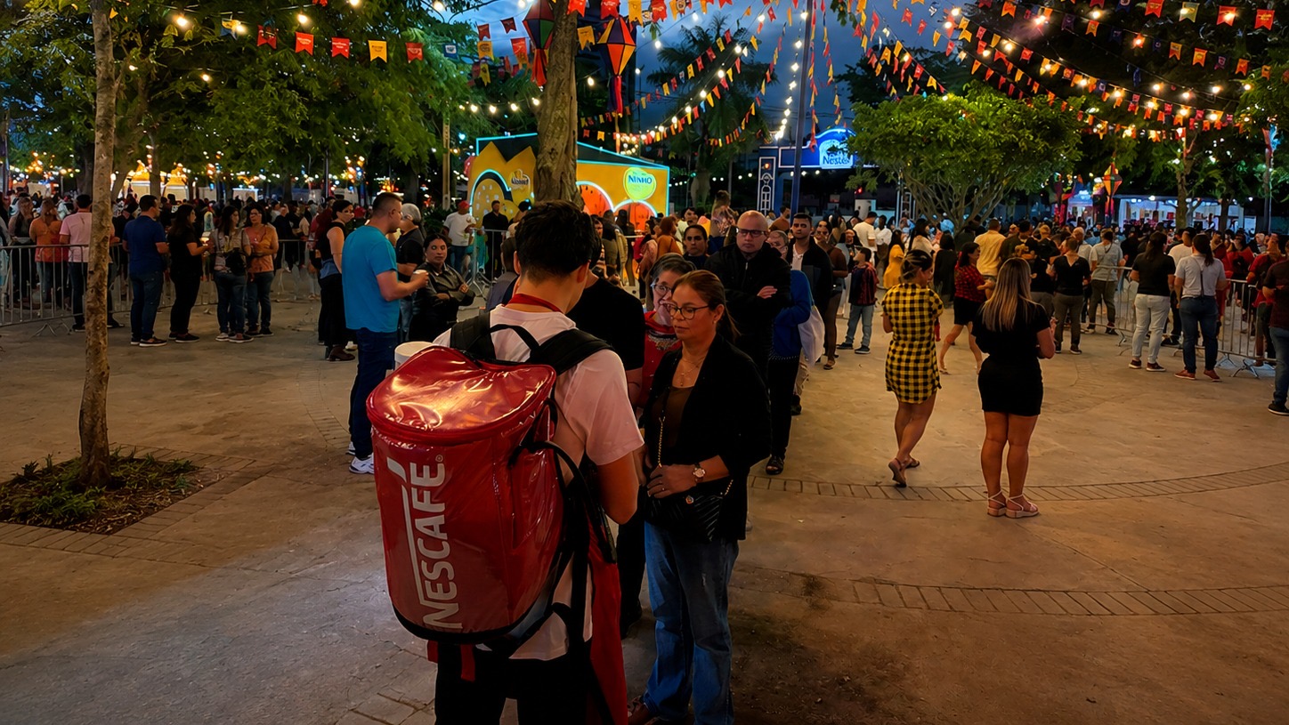 Nescafé aposta em experiência interativa e degustação gratuita no São João de Caruaru