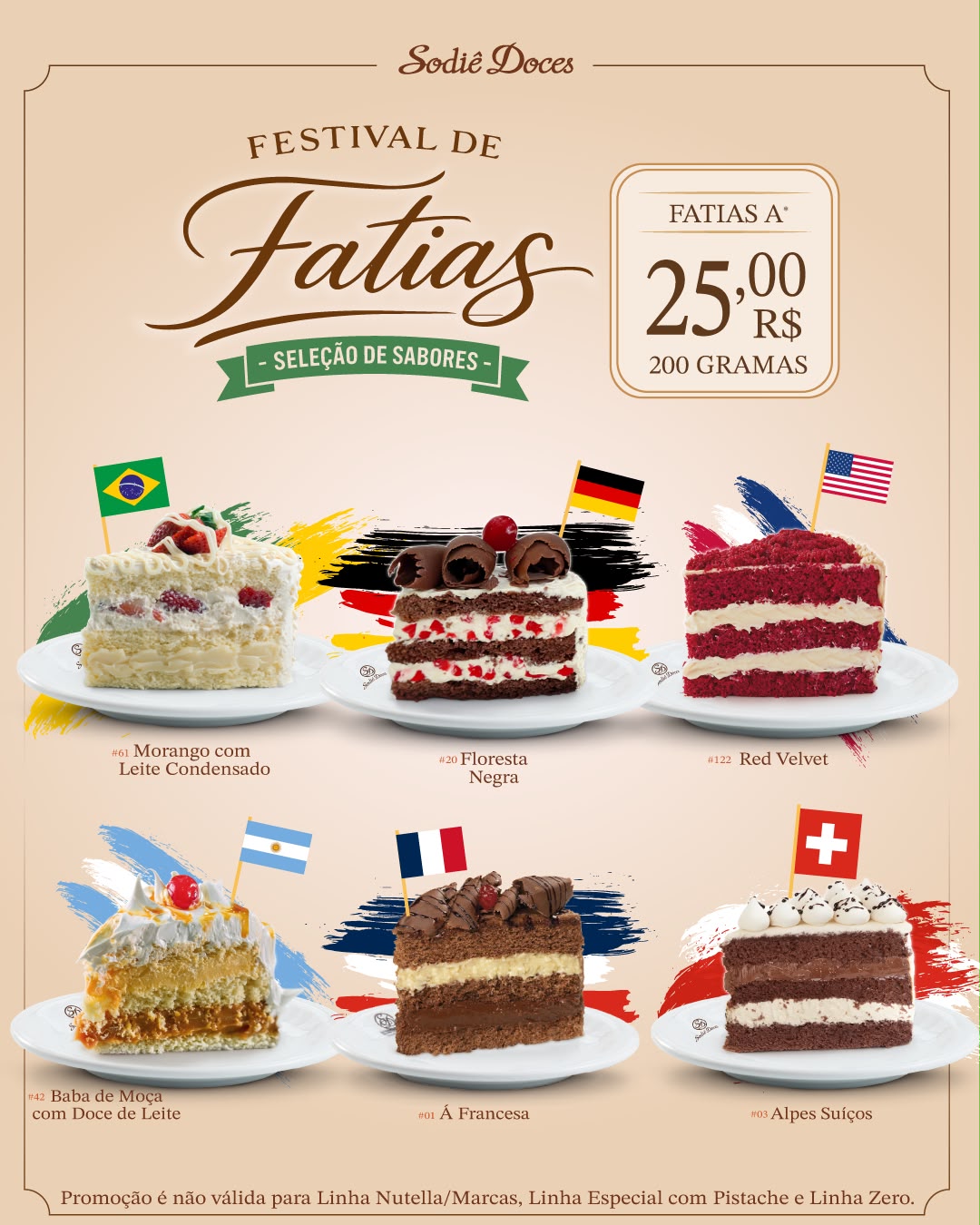 Sodiê Doces celebra junho com Festivais do morango e de fatias