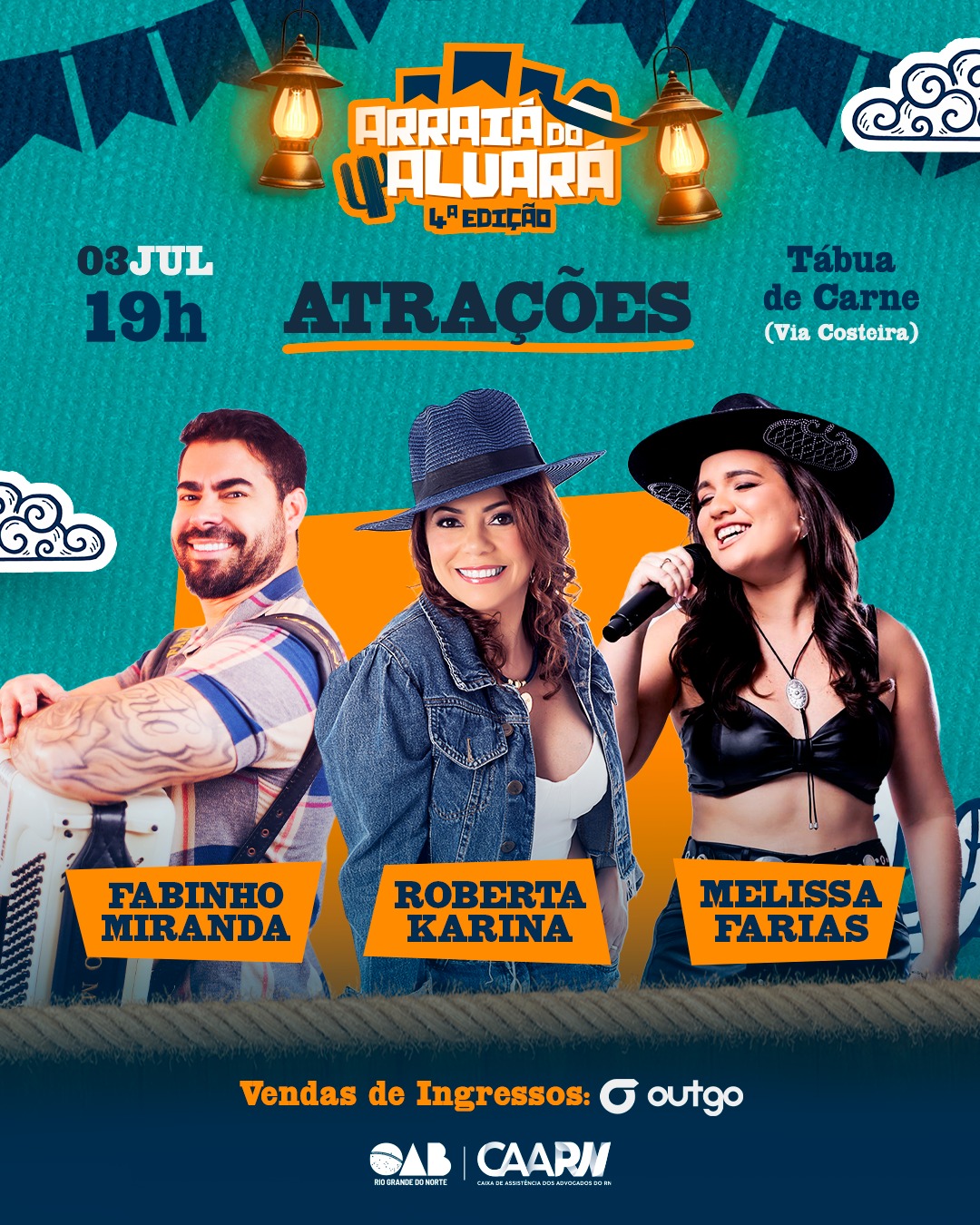 IV Arraiá do Alvará celebra a cultura nordestina com grandes atrações em Natal