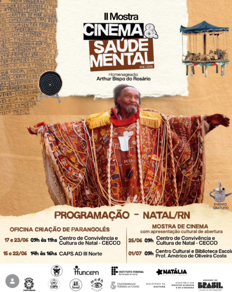 II Mostra Cinema & Saúde Mental tem programação especial em Natal/RN