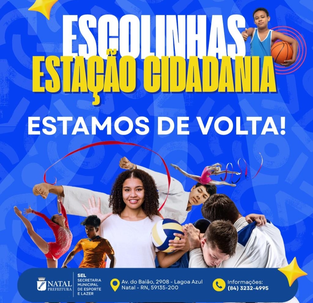 Escolinhas da Estação Cidadania retomam atividades para o segundo semestre de 2026 