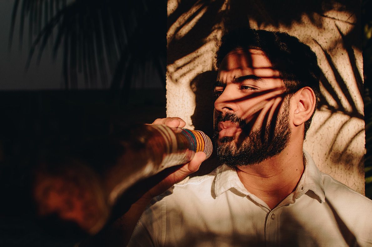Ramon Gabriel no palco do Som da Mata para celebrar os 20 anos do projeto cultural