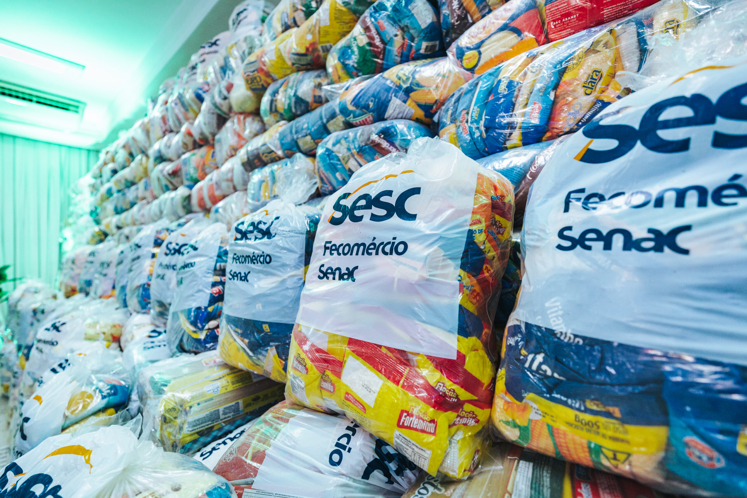 Sesc Mesa Brasil entrega mais de 22 toneladas de alimentos a 41 instituições no RN
