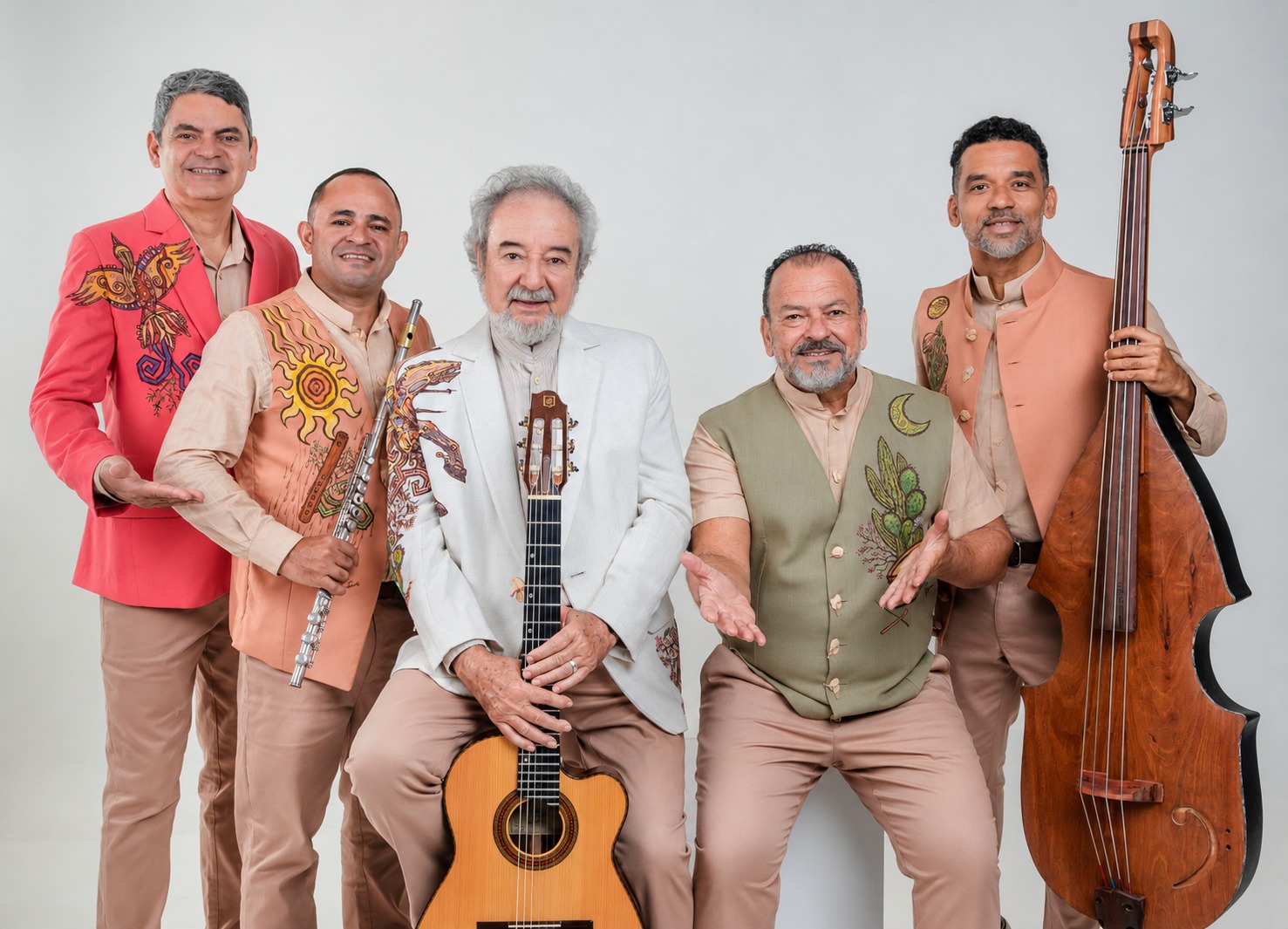 Quinteto Violado retorna a Natal com show da turnê “Sertão” em outubro