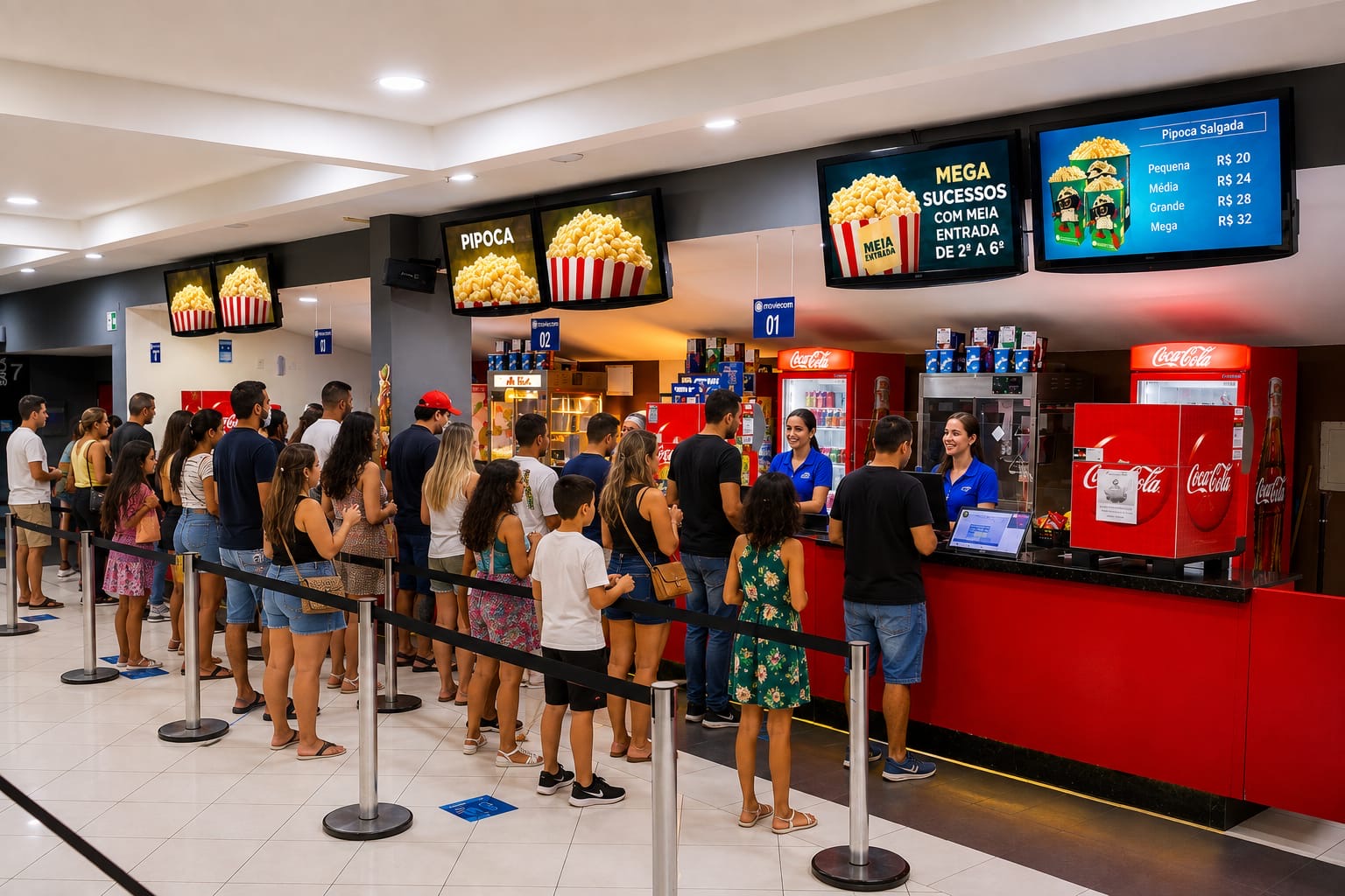 Grandes estreias do cinema impulsionam bilheterias e aumentam fluxo em shoppings centers no Brasil