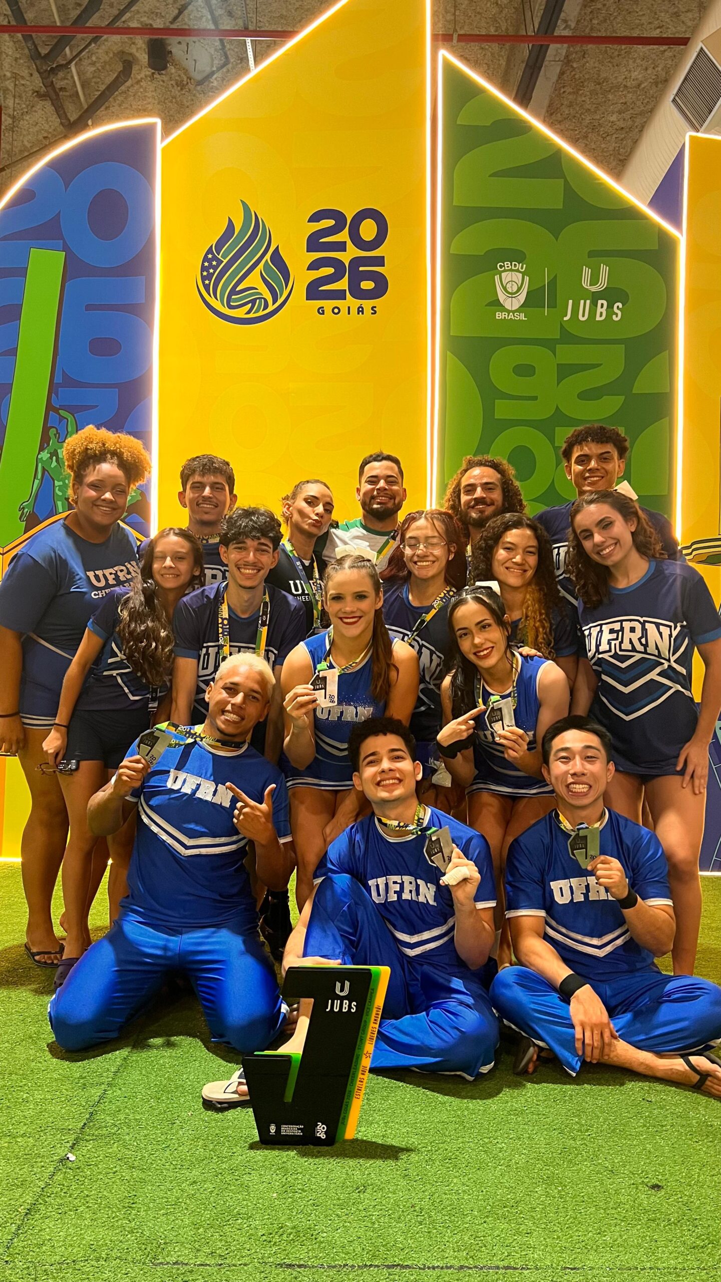 UFRN Cheerleading chega ao Top 4 do Brasil e conquista vice-campeonato no JUBs 2026