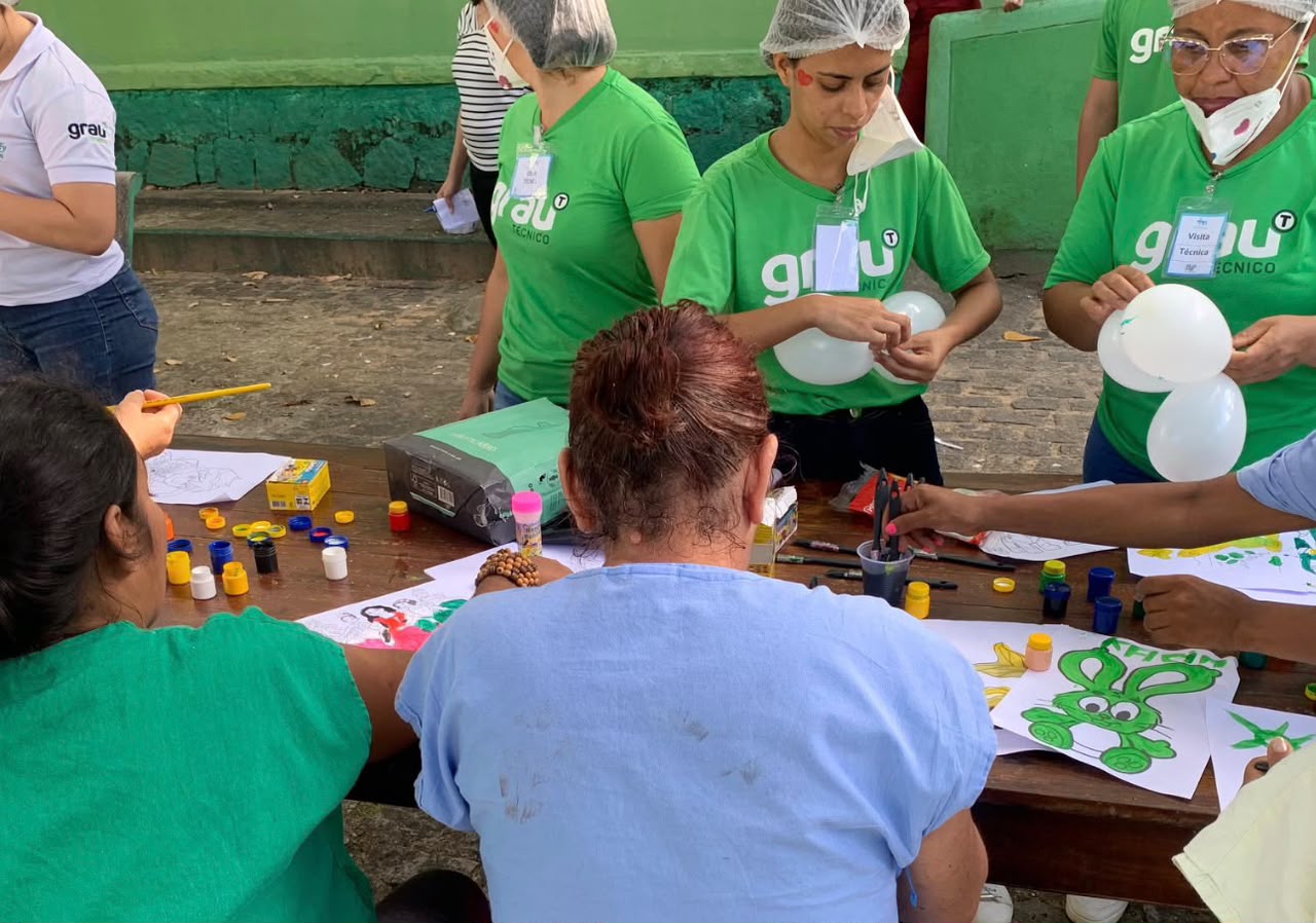 Grau Técnico promove ação social no Hospital Geral João Machado com o movimento “Grau pela Vida”