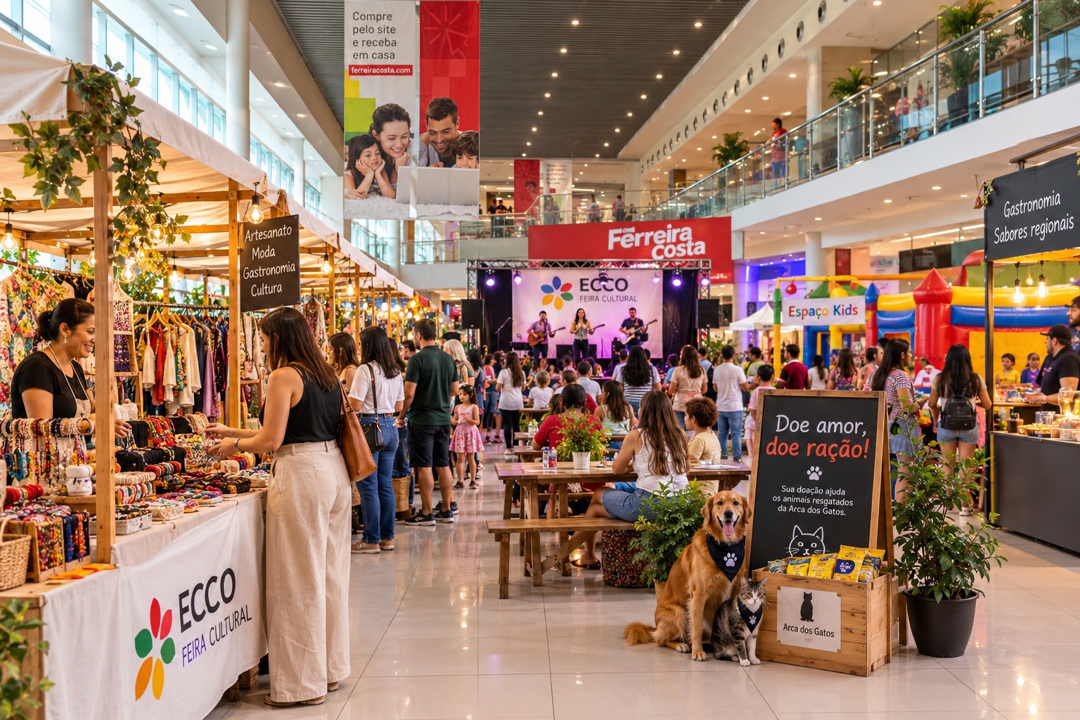 ECCO Feira Cultural reúne empreendedorismo, lazer e solidariedade neste fim de semana ma Ferreira Costa