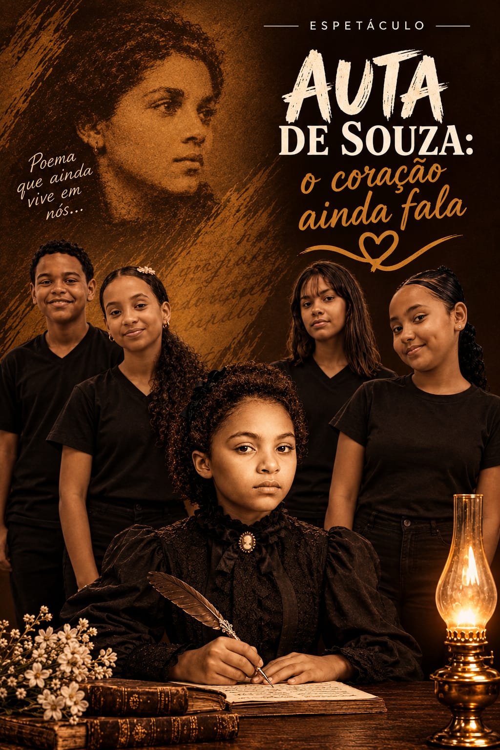 Iate Clube recebe o espetáculo “Auta de Souza: O Coração ainda fala”