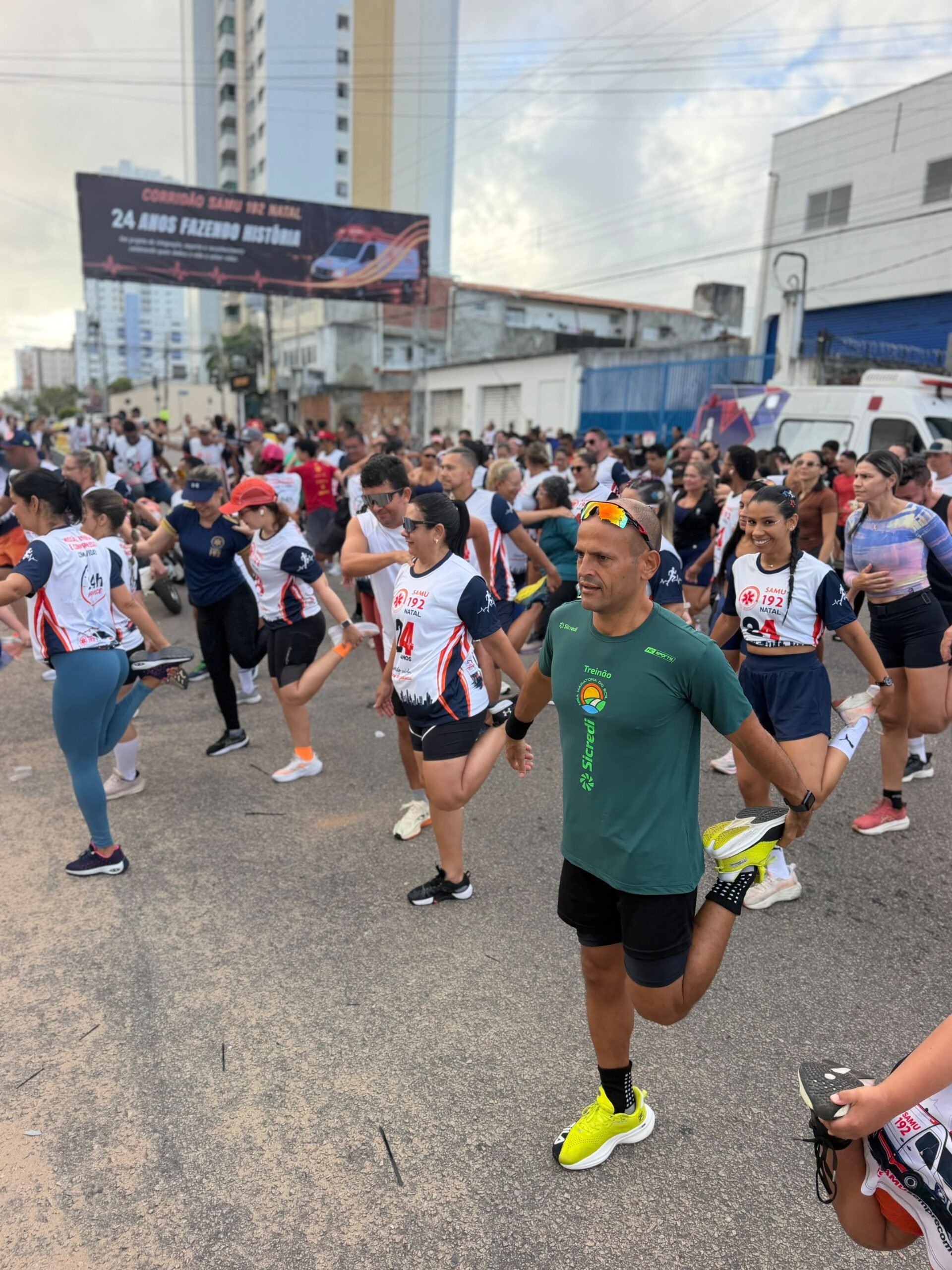 Treinão celebra 24 anos do SAMU 192 Natal com homenagem ao fundador Dr. Enildo Alves
