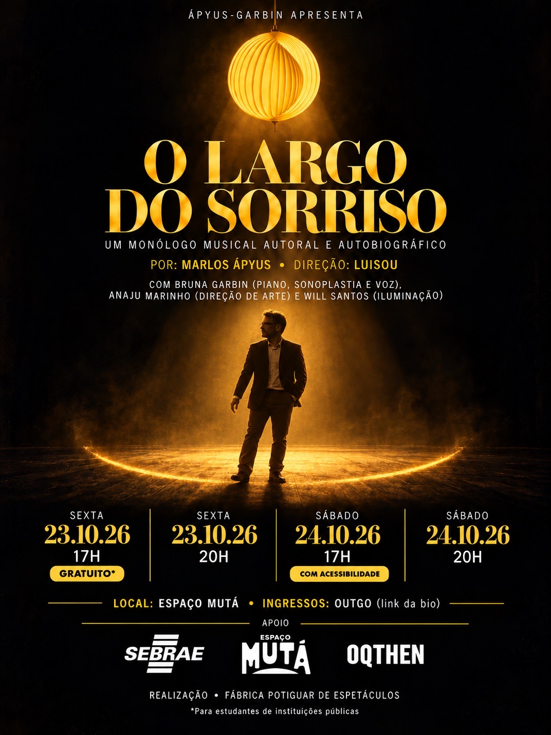 Música, humor e memória marcam estreia de O Largo do Sorriso em Natal