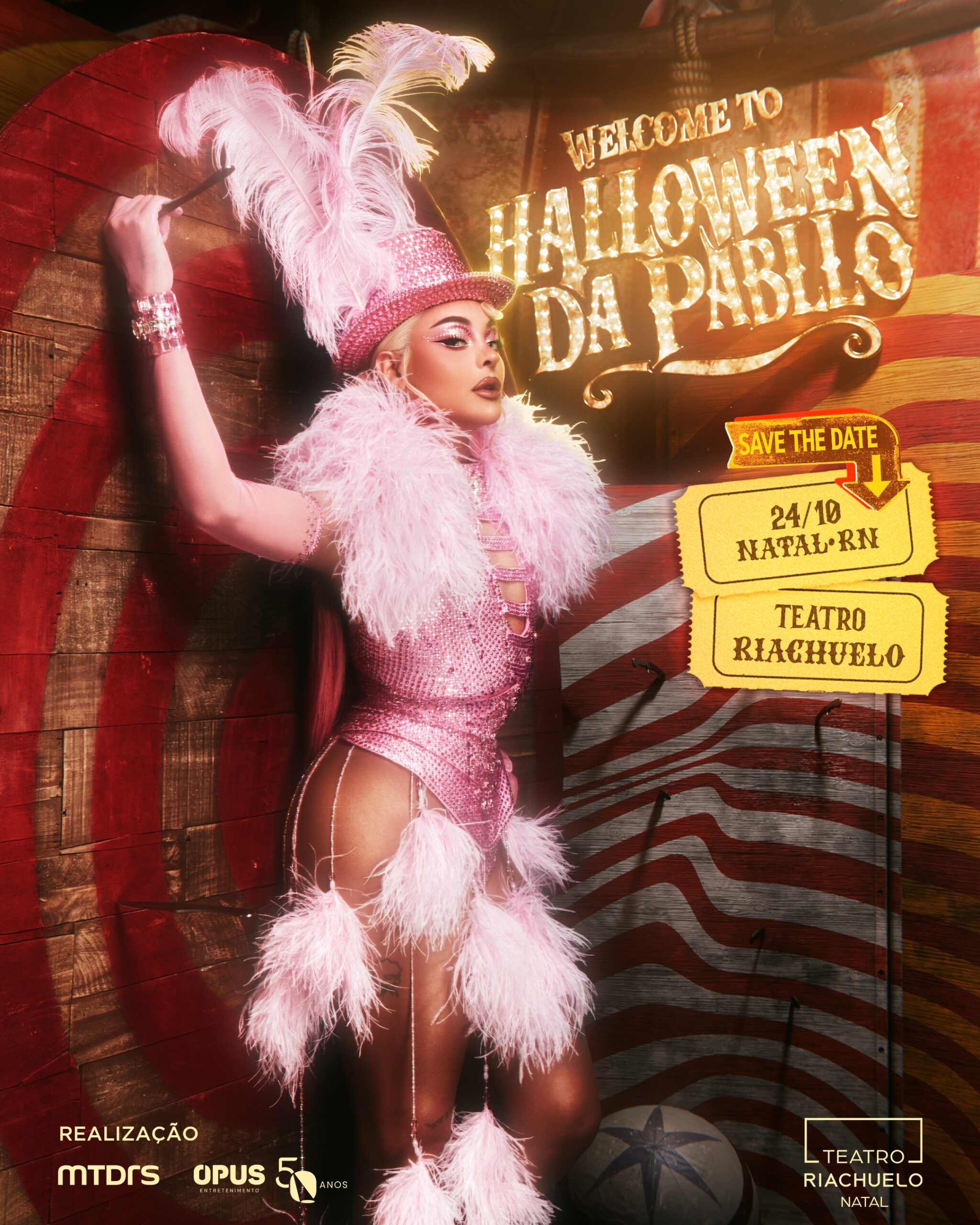 Pabllo Vittar chega a Natal com o “Halloween da Pabllo”