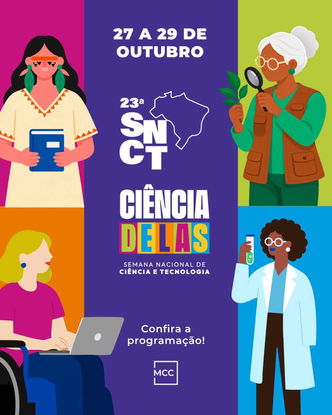 Evento no MCC destaca Ciência feita por mulheres nos acervos da instituição