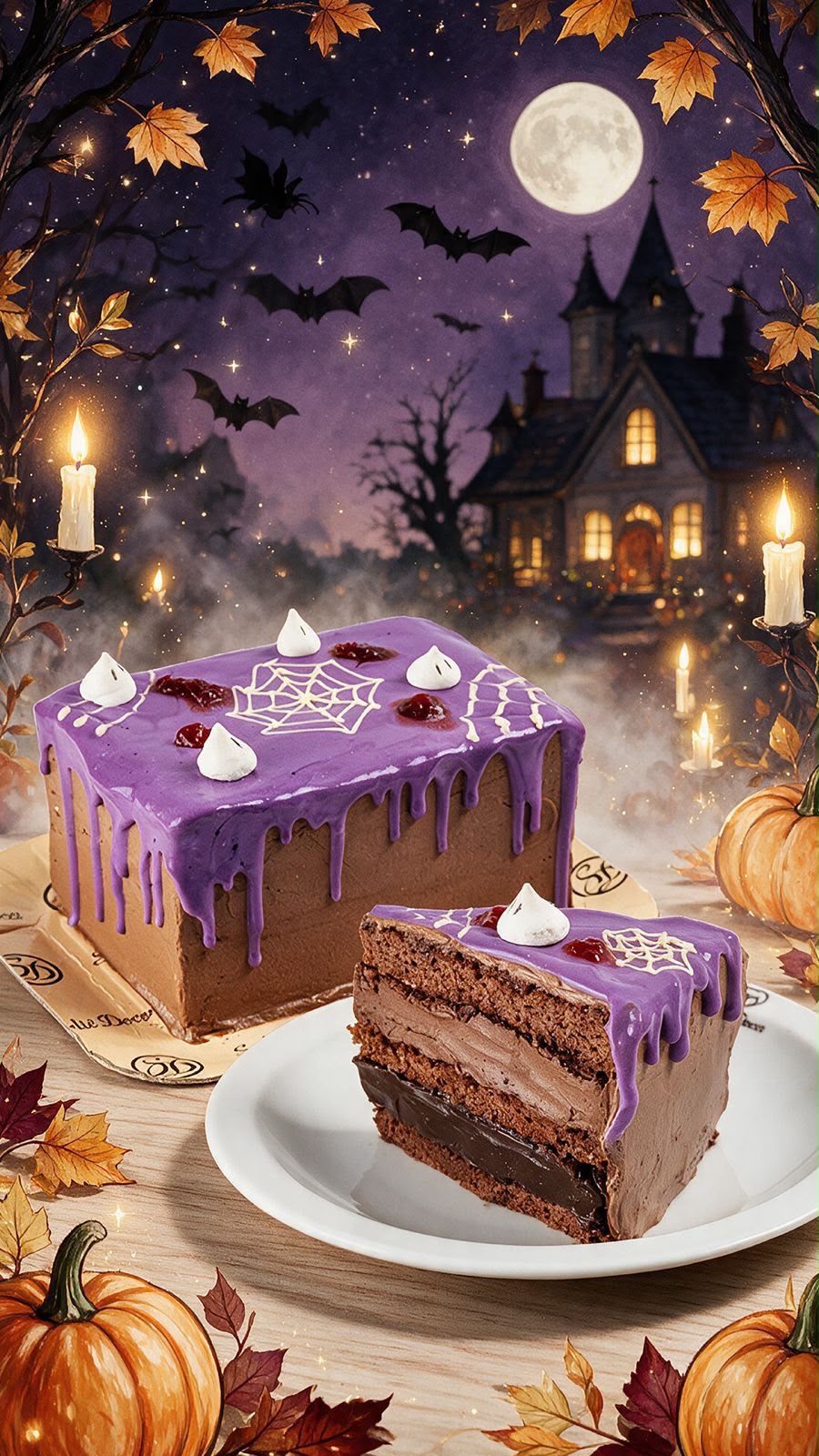 Halloween ganha sabor de chocolate com bolo da Sodiê Doces