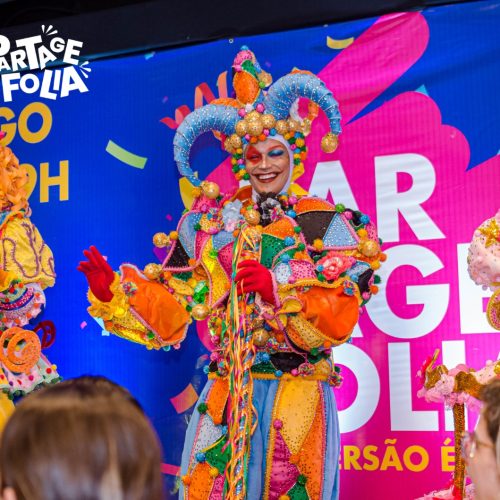 Prévia de Carnaval gratuita movimenta o Partage Norte Shopping