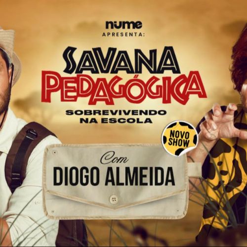 Diogo Almeida apresenta “Savana Pedagógica: Sobrevivendo na Escola” neste sábado (27) em Natal