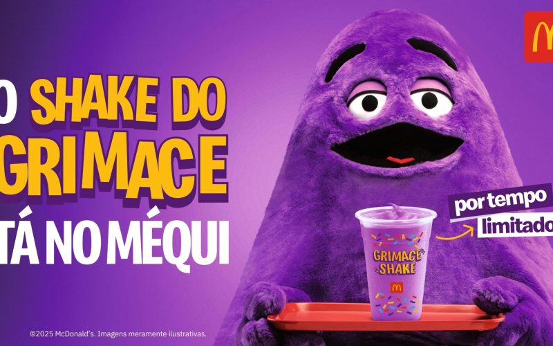 McDonald’s traz Grimace de volta e novo McShake de frutas roxas