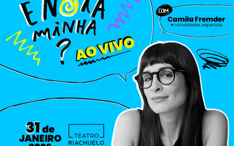 Camila Fremder apresenta “É Nóia Minha? – Ao Vivo” no Teatro Riachuelo Natal