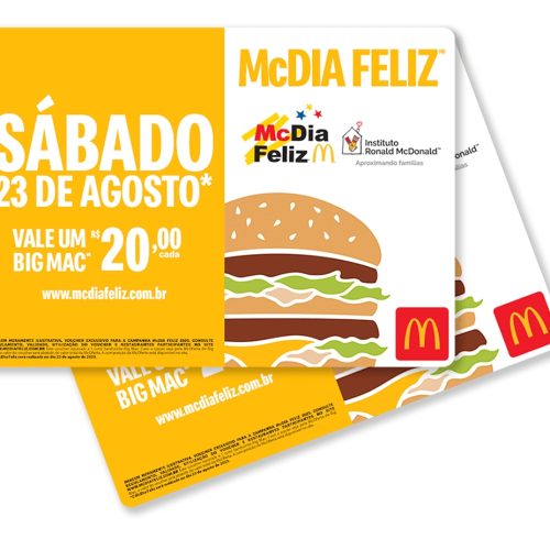 McDia Feliz 2025: tíquetes antecipados do Big Mac estão à venda no app McDonald’s